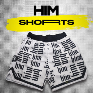 Hoop Hustlers HIM - WHITE SHORTS