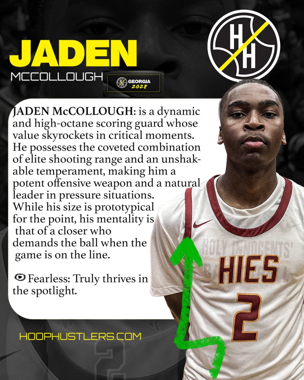 Instagram post from hoophustlers. This post is in position 1.