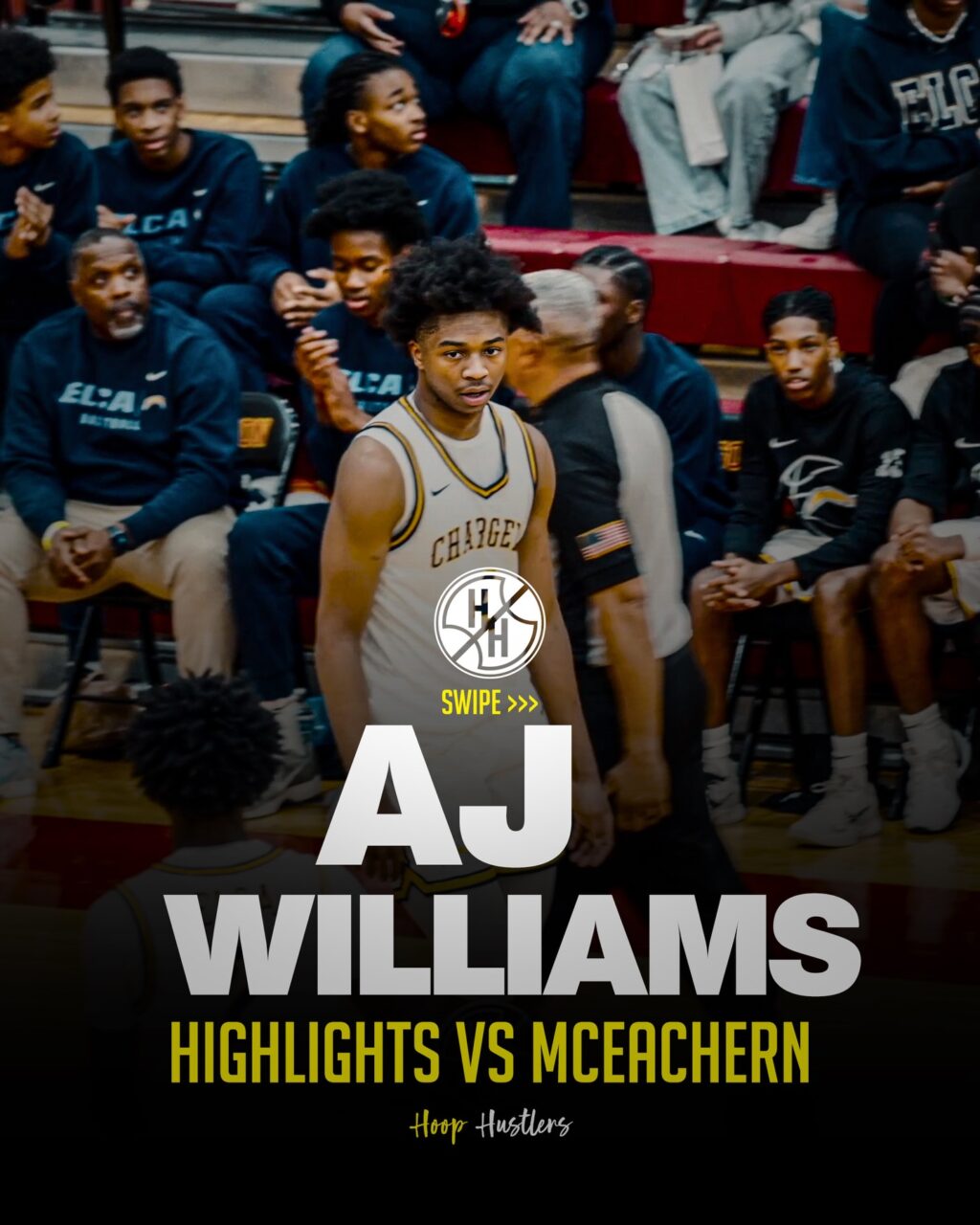 Instagram post from hoophustlers. This post is in position 0.