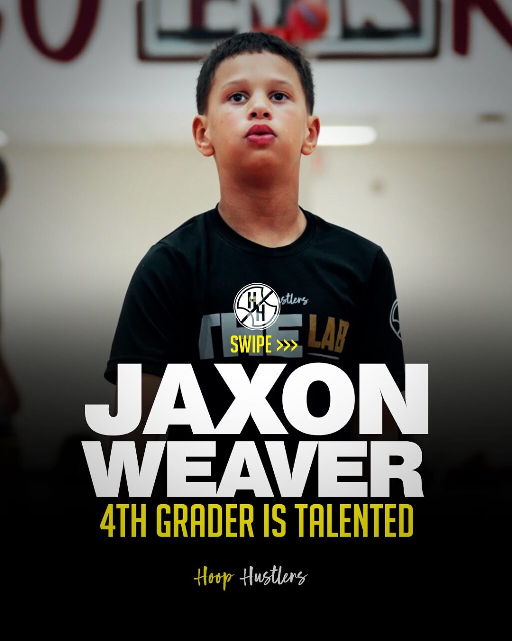 Instagram post from hoophustlers. This post is in position 0.